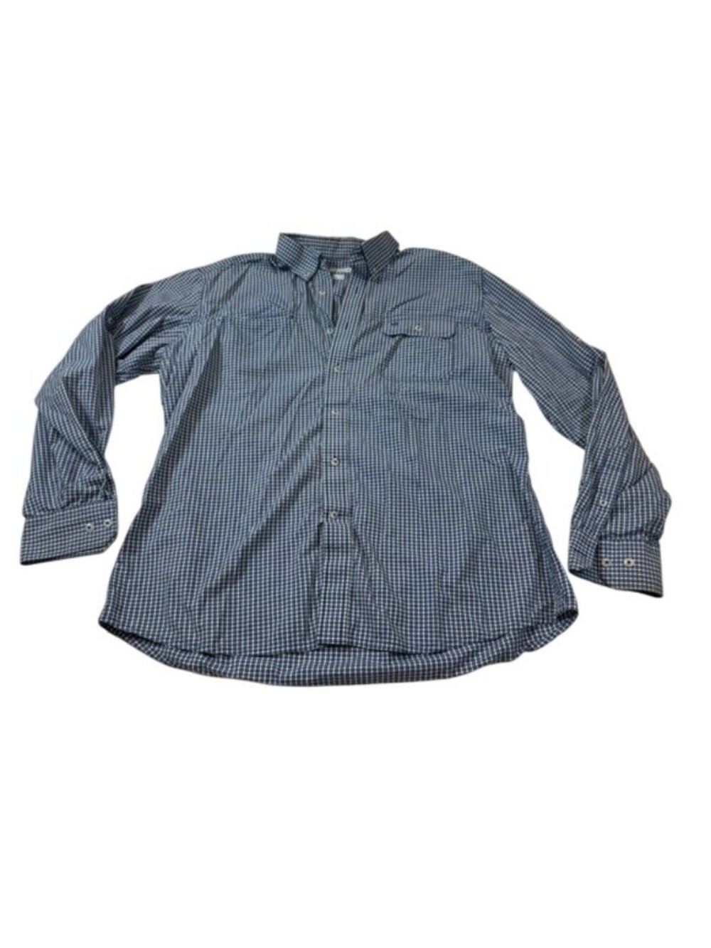 Southern Tide Mens Navy Check Button-Down Shirt XL Classic Fit (D1107)